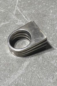 925 SILVER RING / SILVER [SIZE: 11号相当 USED]