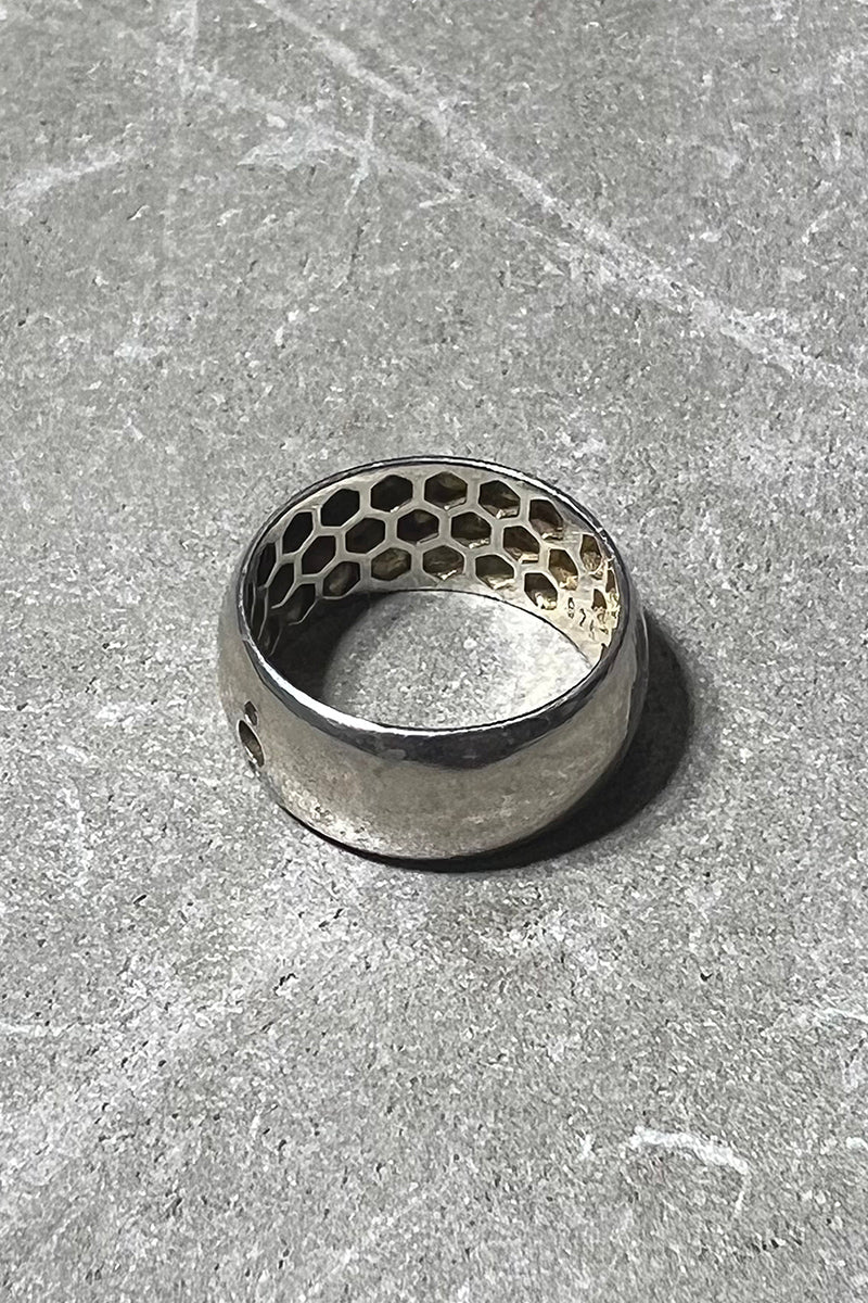 925 SILVER RING / SILVER [SIZE: 14号相当 USED]