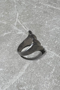 925 SILVER RING / SILVER [SIZE: 12号相当 USED]