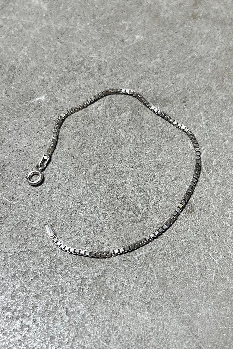 MADE IN ITALY 925 SILVER VENETIAN LINK BRACELET [SIZE: ONE SIZE USED]