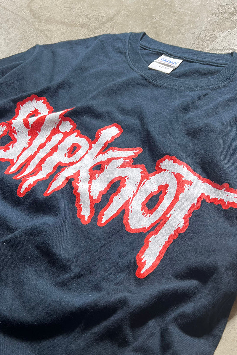 SLIPKNOT BAND T-SHIRT / BLACK [SIZE: M USED]