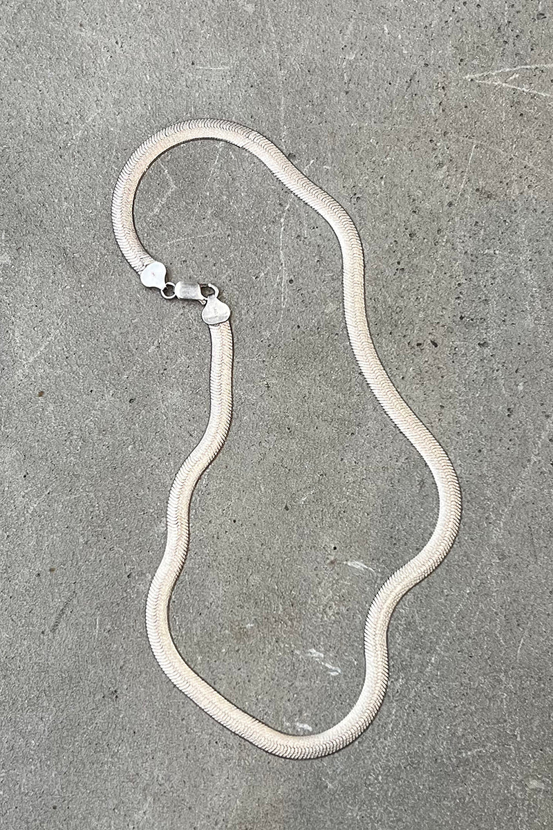 MADE IN ITALY 925 SILVER NECKLACE / SILVER [SIZE: ONE SIZE USED]