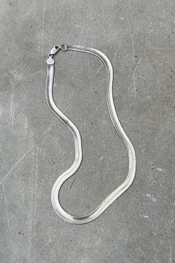 MADE IN ITALY 925 SILVER NECKLACE / SILVER [SIZE: ONE SIZE USED]
