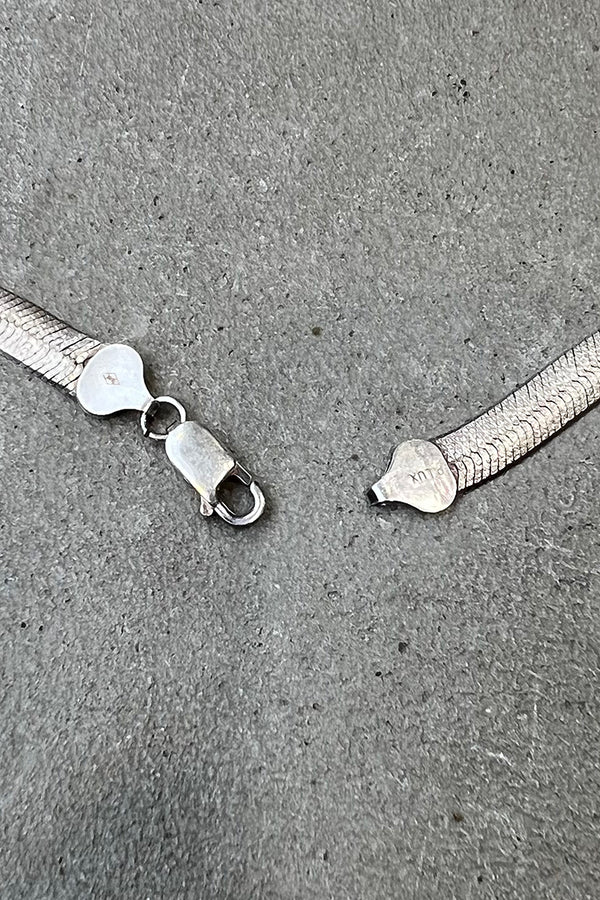 MADE IN ITALY 925 SILVER NECKLACE / SILVER [SIZE: ONE SIZE USED]