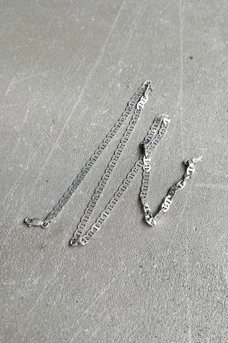 MADE IN ITALY 925 SILVER NECKLACE [ONE SIZE USED]