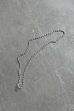 画像をギャラリービューアに読み込む, 925 SILVER BALL CHAIN NECKLACE [ONE SIZE USED]
