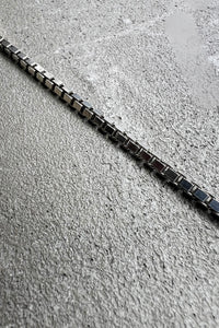 MADE IN ITALY 925 SILVER VENETIAN LINK NECKLACE / SILVER [ONE SIZE USED]