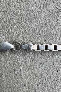 MADE IN ITALY 925 SILVER VENETIAN LINK NECKLACE / SILVER [ONE SIZE USED]