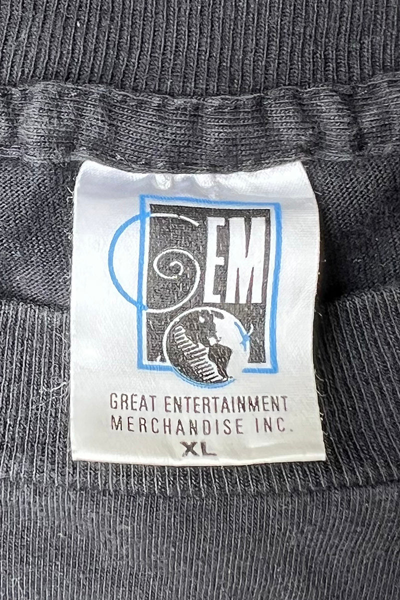 MADE IN USA 90'S ELTON JOHN MUSIC T-SHIRT SINGLE STITCH / BLACK [SIZE: XL USED]