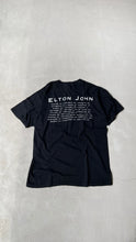 画像をギャラリービューアに読み込む, MADE IN USA 90&#39;S ELTON JOHN MUSIC T-SHIRT SINGLE STITCH / BLACK [SIZE: XL USED]
