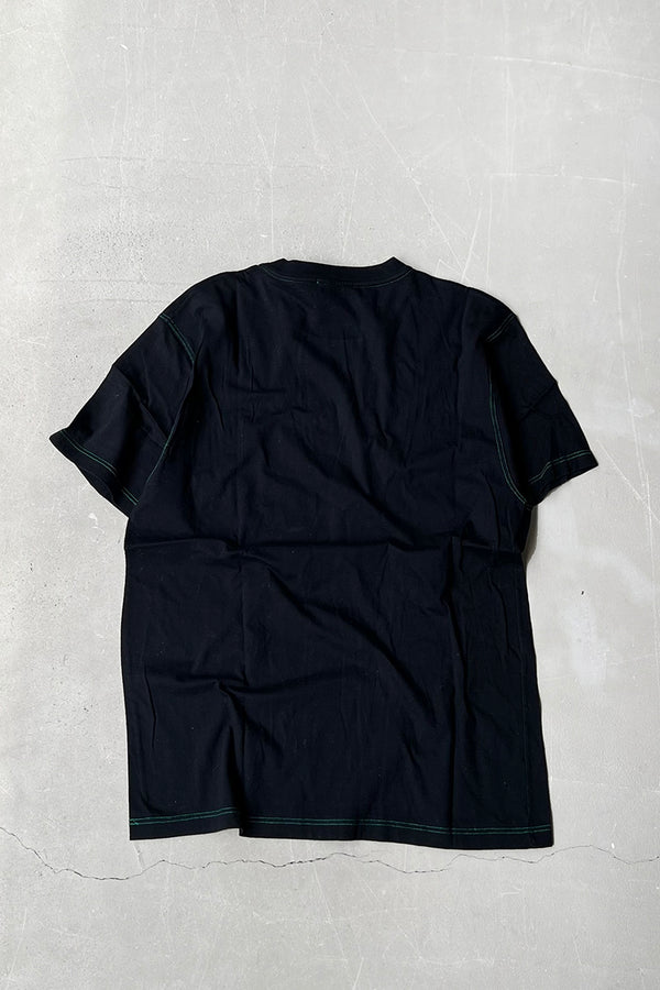 MADE IN ITALY 90'S MULCH PRINT T-SHIRT / BLACK [SIZE: M USED]