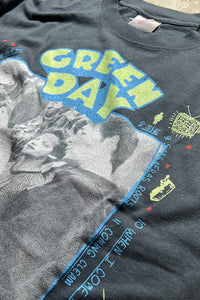 90'S GREEN DAY DOOKIE BAND T-SHIRT / BLACK [SIZE: XL USED]