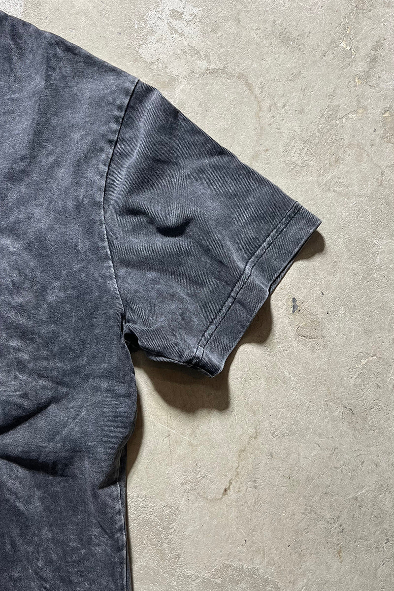 TIE-DYE LOGO T-SHIRT / DARK GREY [SIZE: M USED]
