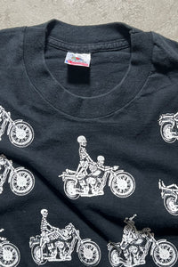MADE IN USA 90'S EROTIC T-SHIRT / BLACK [SIZE: L USED]