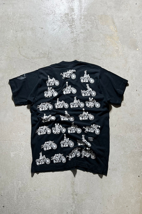 MADE IN USA 90'S EROTIC T-SHIRT / BLACK [SIZE: L USED]