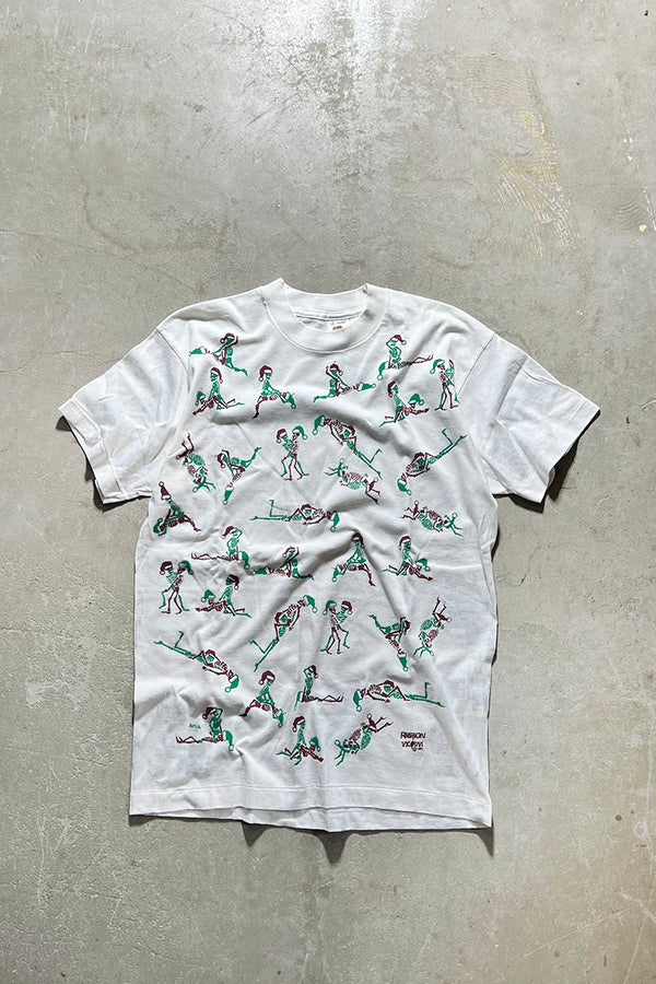 MADE IN USA 90'S EROTIC T-SHIRT / WHITE [SIZE: L USED]