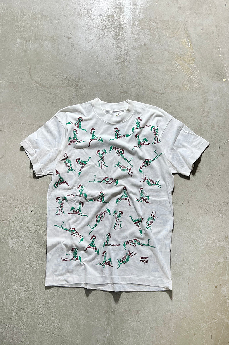 MADE IN USA 90'S EROTIC T-SHIRT / WHITE [SIZE: L USED]