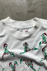 MADE IN USA 90'S EROTIC T-SHIRT / WHITE [SIZE: L USED]