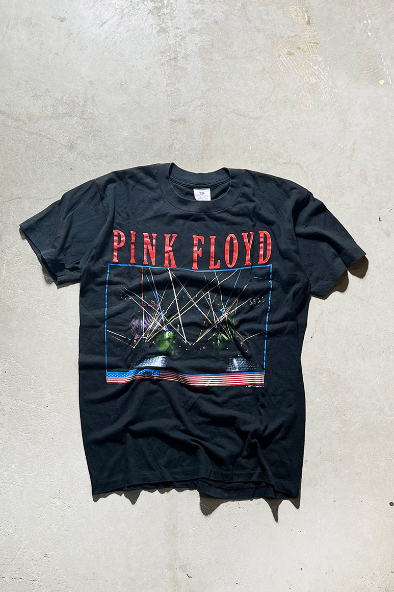 MADE IN USA 87'S PINK FLOYD BAND T-SHIRT / BLACK [SIZE: L USED]