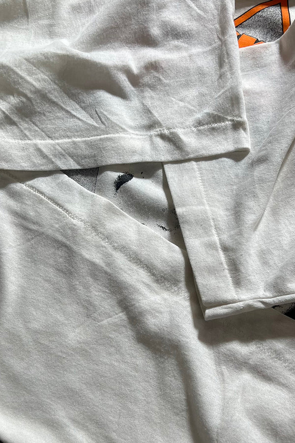 80'S CLOCKWORK ORANGE MOVIE T-SHIRT / WHITE [SIZE: S USED]