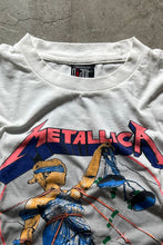 画像をギャラリービューアに読み込む, MADE IN USA 89&#39;S METALLICA BAND T-SHIRT / WHITE [SIZE: XL USED]
