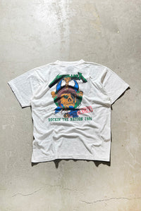 MADE IN USA 89'S METALLICA BAND T-SHIRT / WHITE [SIZE: XL USED]