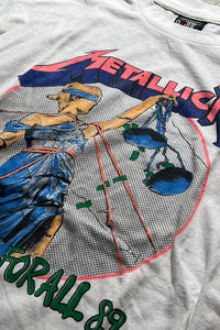 MADE IN USA 89'S METALLICA BAND T-SHIRT / WHITE [SIZE: XL USED]