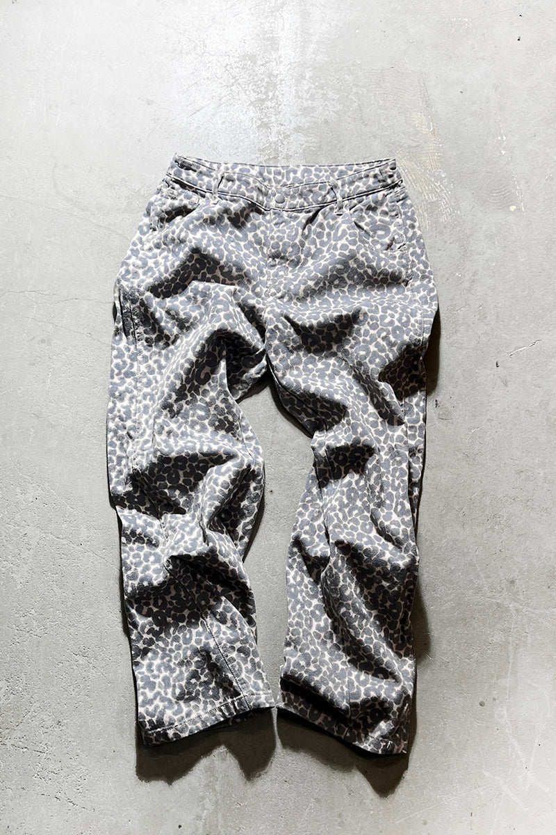 LEOPARD 5 POCKET PANTS / BLACK [SIZE: M USED]