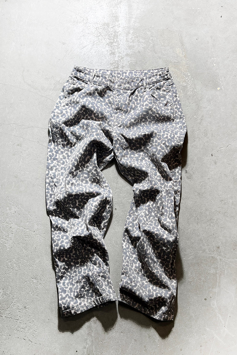 LEOPARD 5 POCKET PANTS / BLACK [SIZE: M USED]