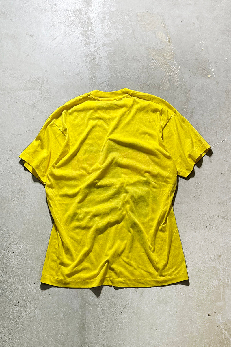 MADE IN USA 88'S BATMAN MOVIE T-SHIRT / YELLOW [SIZE: XL USED]