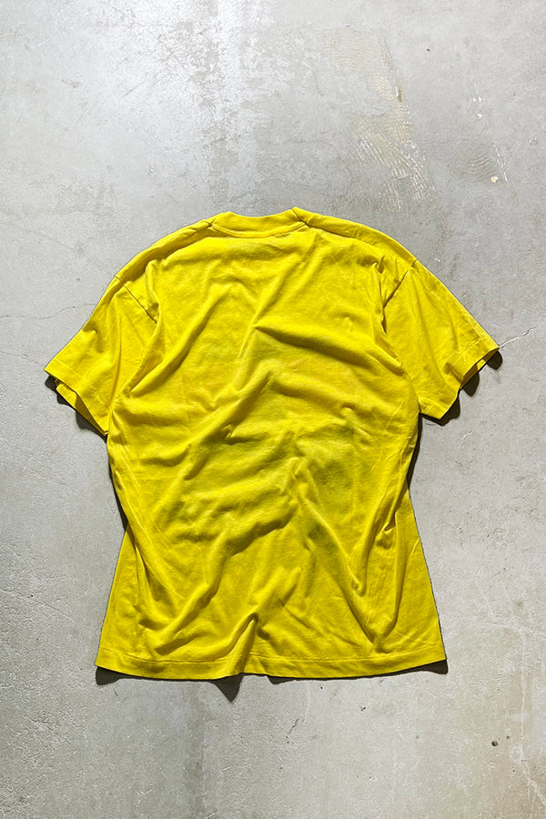 MADE IN USA 88'S BATMAN MOVIE T-SHIRT / YELLOW [SIZE: XL USED]