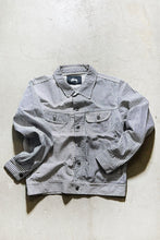 画像をギャラリービューアに読み込む, MULTI HICKORY STRIPE DENIM TRACKER JACKET / STRIPE [SIZE: S USED]
