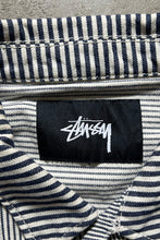 画像をギャラリービューアに読み込む, MULTI HICKORY STRIPE DENIM TRACKER JACKET / STRIPE [SIZE: S USED]

