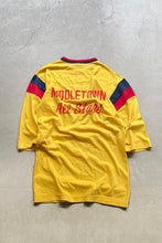 画像をギャラリービューアに読み込む, MADE IN USA 80&#39;S MCDONALD&#39;S RUGBY T-SHIRT / YELLOW [SIZE: S USED]
