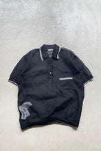 画像をギャラリービューアに読み込む, MADE IN ITALY 15SS MESH S/S SHIRT / BLACK [SIZE: 40 USED]
