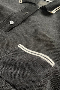 MADE IN ITALY 15SS MESH S/S SHIRT / BLACK [SIZE: 40 USED]