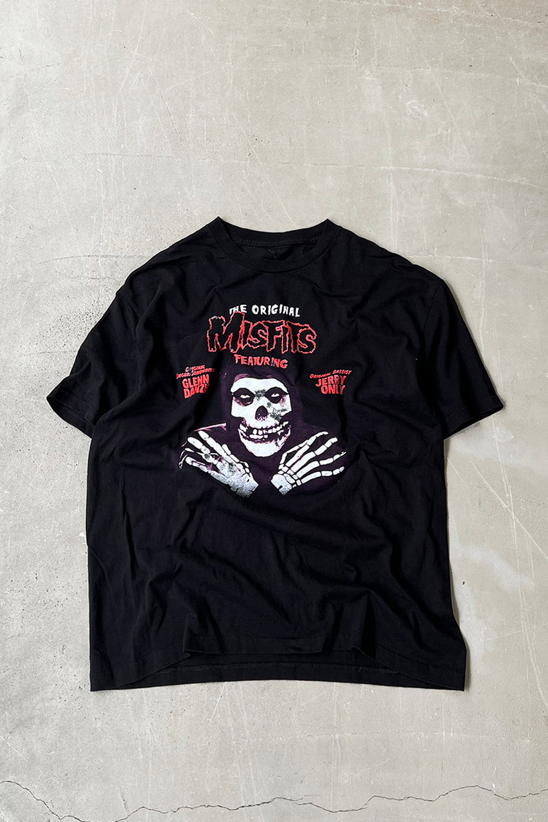 23'S MISFITS & THE GASLIGHT ANTHEM BAND T-SHIRT / BLACK [SIZE: XL USED]