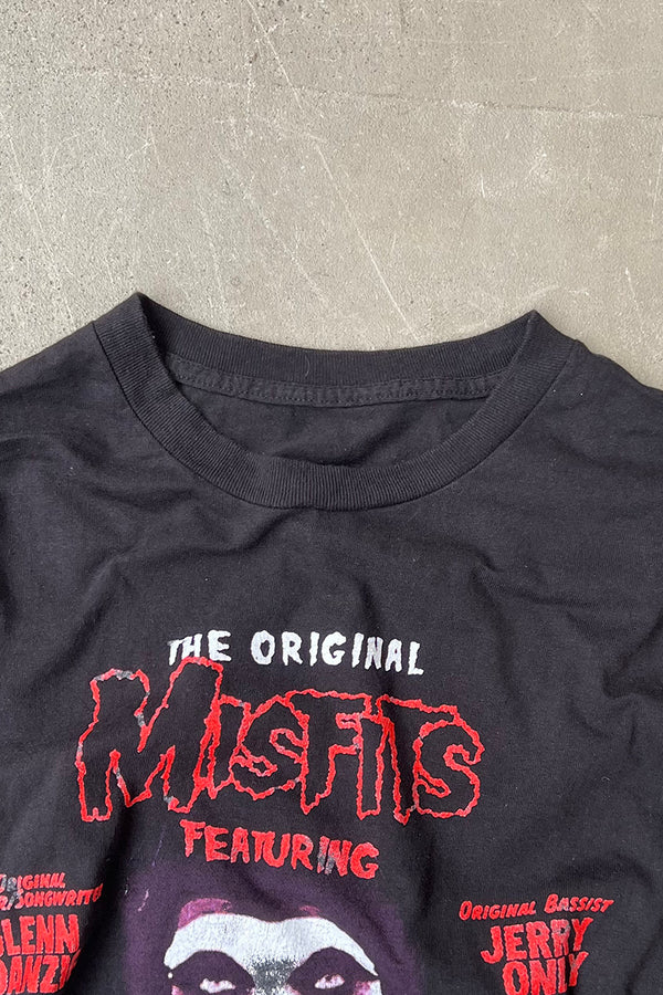 23'S MISFITS & THE GASLIGHT ANTHEM BAND T-SHIRT / BLACK [SIZE: XL USED]