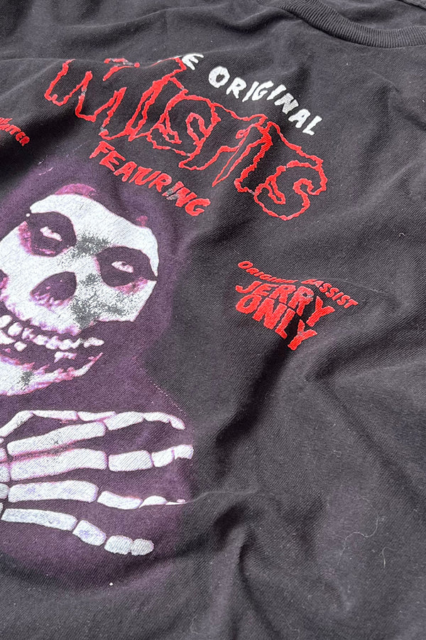 23'S MISFITS & THE GASLIGHT ANTHEM BAND T-SHIRT / BLACK [SIZE: XL USED]