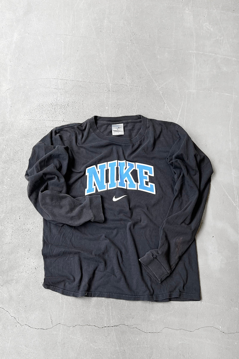 Y2K EARLY 00'S L/S T-SHIRT / GRAY [SIZE: M USED]