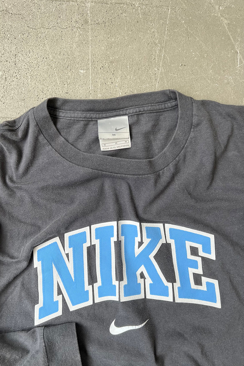 Y2K EARLY 00'S L/S T-SHIRT / GRAY [SIZE: M USED]