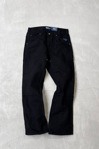 MADE IN MEXICO DOUBLE KNEE PAINTER PANTS  / BLACK	[SIZE: 32 DEADSTOCK/NOS]