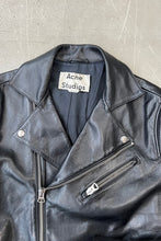画像をギャラリービューアに読み込む, MADE IN TURKEY LEATHER RIDERS JACKET / BLACK [SIZE: 50 USED]
