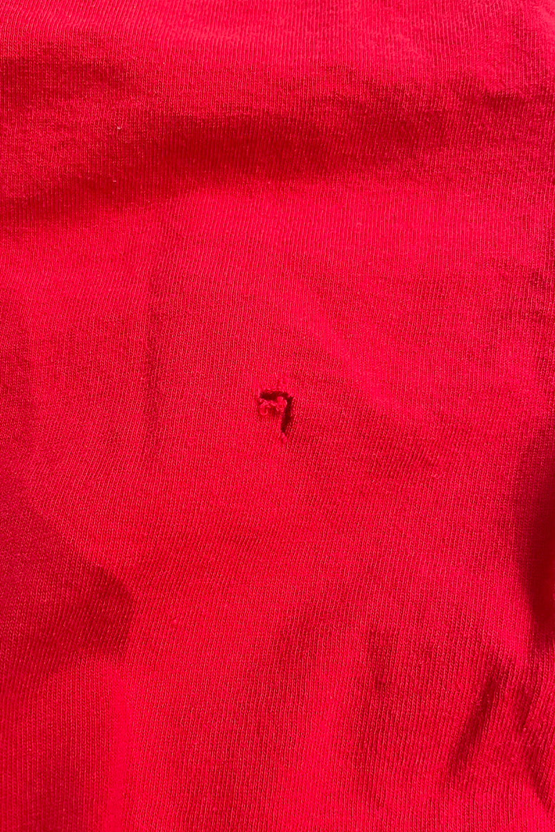 MADE IN USA Y2K 04'S SKATEBOARDING T-SHIRT / RED [SIZE: XL USED]