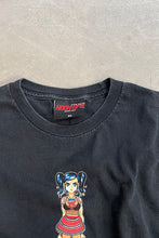 画像をギャラリービューアに読み込む, MADE IN USA Y2K 04&#39;S SKATEBOARDING T-SHIRT / BLACK [SIZE: XL USED]
