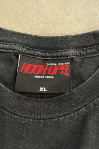MADE IN USA Y2K 04'S SKATEBOARDING T-SHIRT / BLACK [SIZE: XL USED]