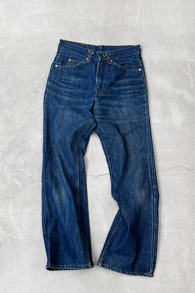 MADE IN USA 70'S 517-0917 DENIM PANTS ORANGE TAB / INDIGO [SIZE: 29 USED]