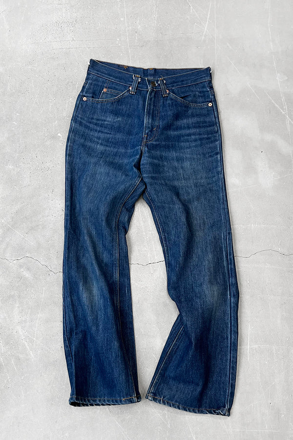 MADE IN USA 70'S 517-0917 DENIM PANTS ORANGE TAB / INDIGO [SIZE: 29 USED]