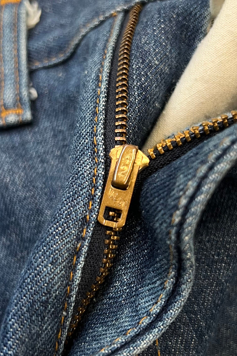 MADE IN USA 70'S 517-0917 DENIM PANTS ORANGE TAB / INDIGO [SIZE: 29 USED]