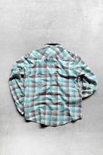 画像をギャラリービューアに読み込む, L/S CHECK WESTERN SHIRT / GRAY [SIZE: L USED]
